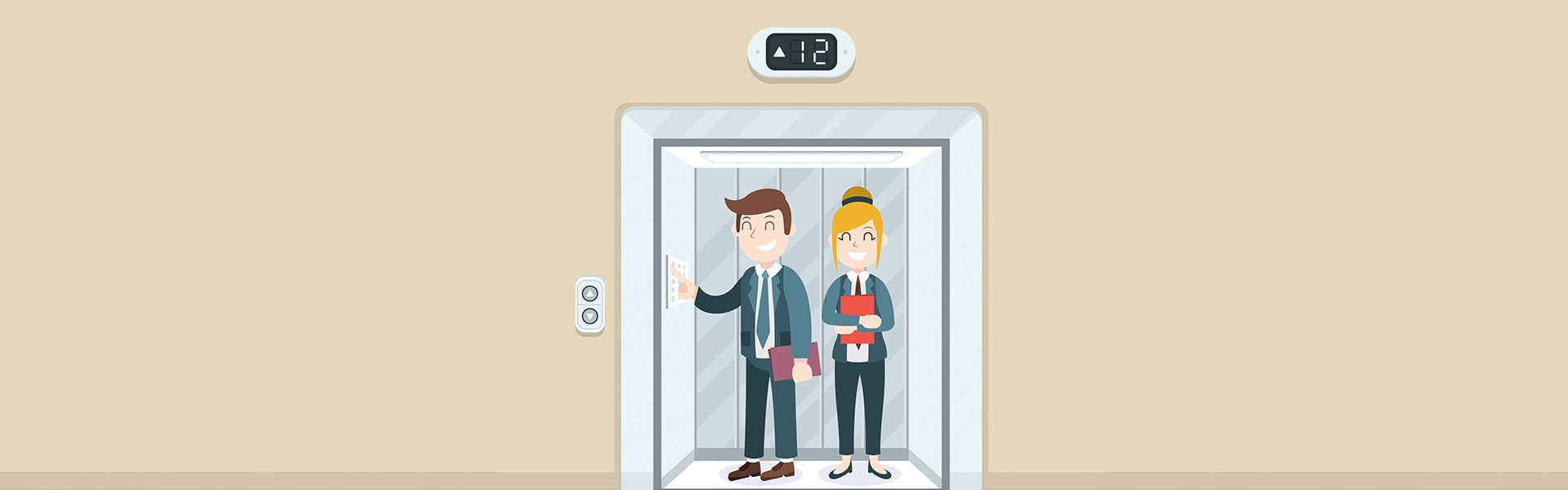 پادری آلومینیومی در آسانسور